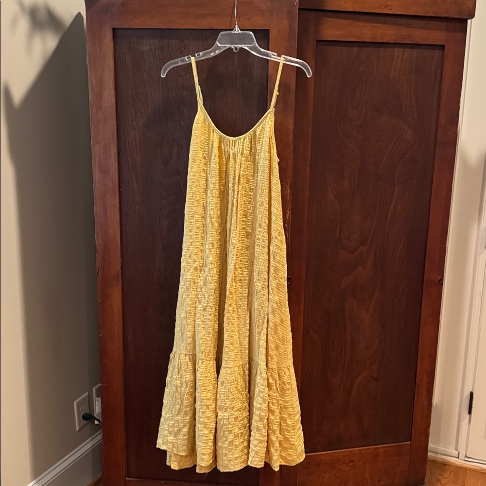 Vestique Yellow Maxi Dress